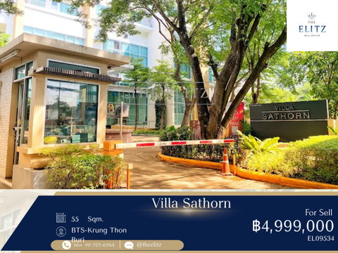 âĻ View of the Chao Phraya River curve without having to pay a price of hundreds of millions. Villa Sathorn, high floor, open view, can see ICONSIAM ð