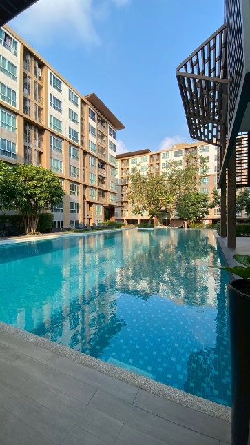 รูป D Condo นครระยอง ชั้น 6 วิวโล่ง เฟอร์ครบ พร้อมอยู่ เพียง 1.17 ล้านบาท - รูปที่ 12/13