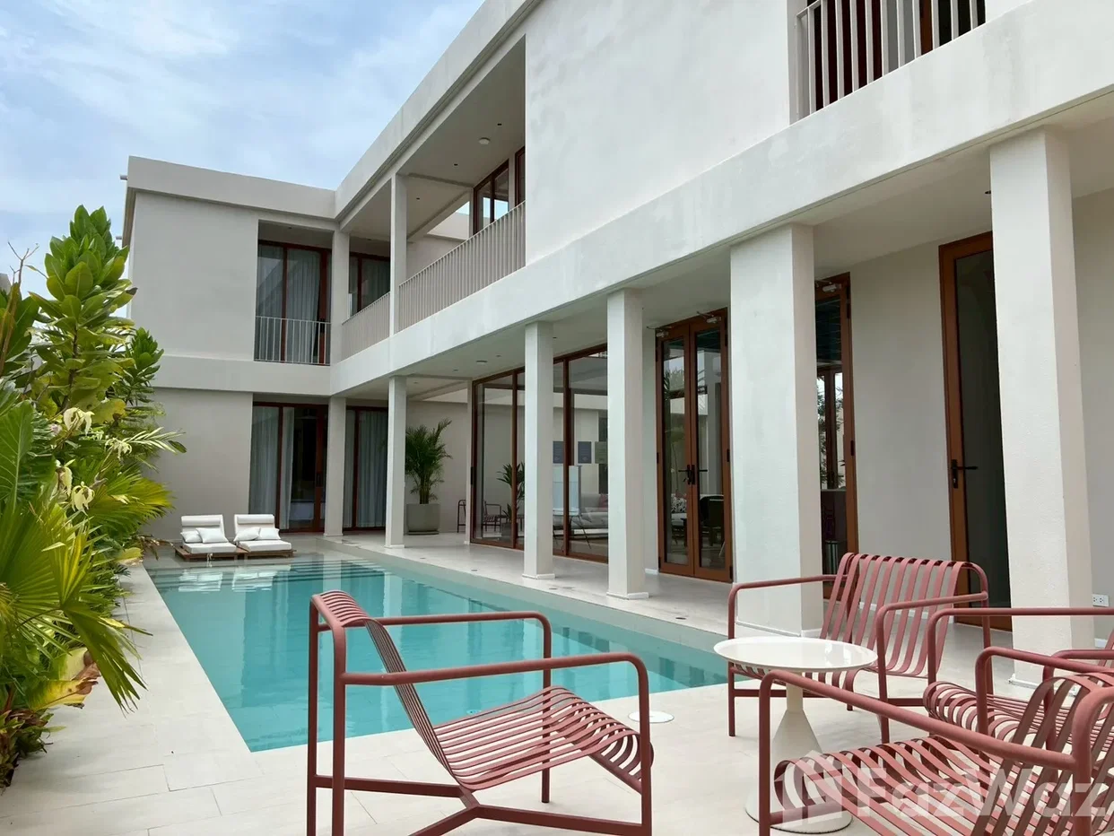 picture Luxury Mid-Century Pool Villa for Rent at The Proper Hua Hin 6445407 - 1/18