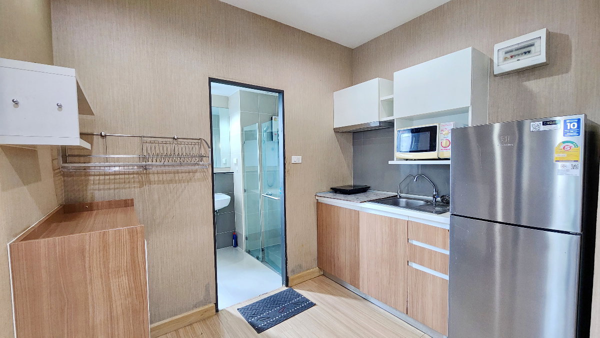 รูป คอนโด ให้เช่า ใกล้ รพ. เชียงใหม่ เพียง 300 ม.ห้องมุม 34 ตรม. วิวสนามกอล์ฟ เฟอร์ครบ พร้อมอยู่ฟิตเนส สระว่ายน้ำ @One Plus สวนดอก 5  - รูปที่ 11/17