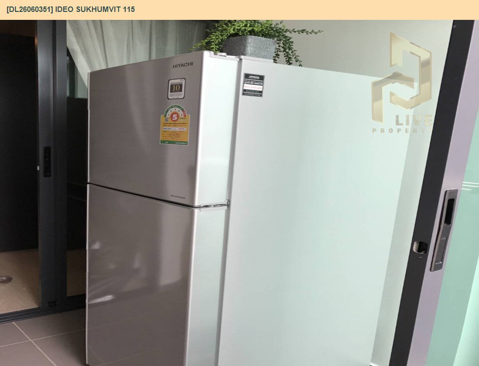 รูป DL26060351 ให้เช่าคอนโด ไอดีโอ สุขุมวิท 115 (IDEO Sukhumvit 115 ) ใกล้ BTS ปู่เจ้า พร้อมเข้าอยู่ โทรด่วน 0614453194 LineID @952jdxxk - รูปที่ 8/10