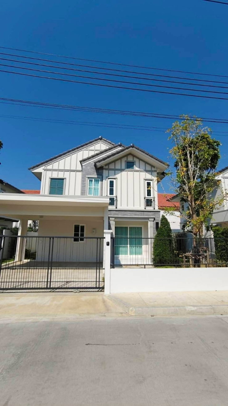 บ้านเดี่ยวให้เช่า : บ้านเดี่ยวให้เช่าวิลลาจจิโอ 3 ศรีนครินทร์-บางนา