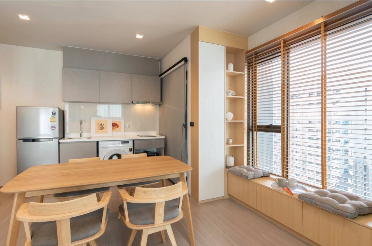 picture Life asoke rama9 ☎️2 bed 1 bath ‼️25k/month ‼️38 floor NOW AVAILABLE 🔆✅ - 2/18