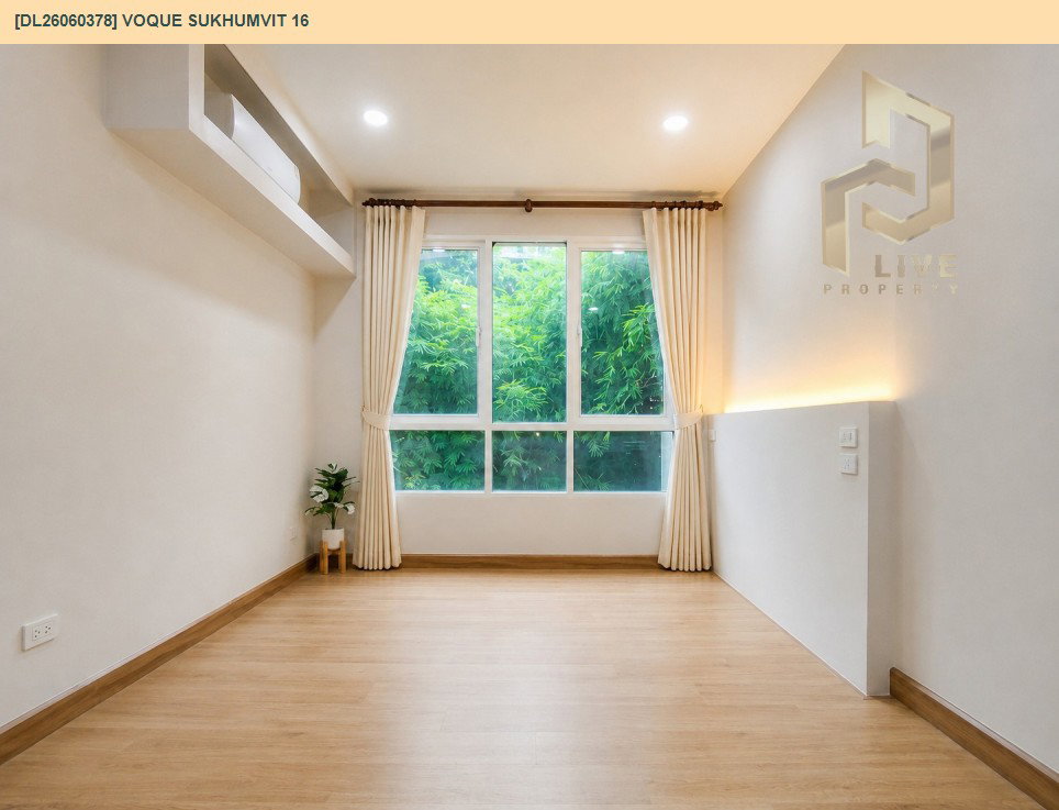 รูป DL26060378 ขายคอนโด โว๊ค สุขุมวิท 16 (Voque Sukhumvit 16) ใกล้ BTS อโศก พร้อมเข้าอยู่ โทรด่วน 0614453194 LineID @952jdxxk - รูปที่ 10/13