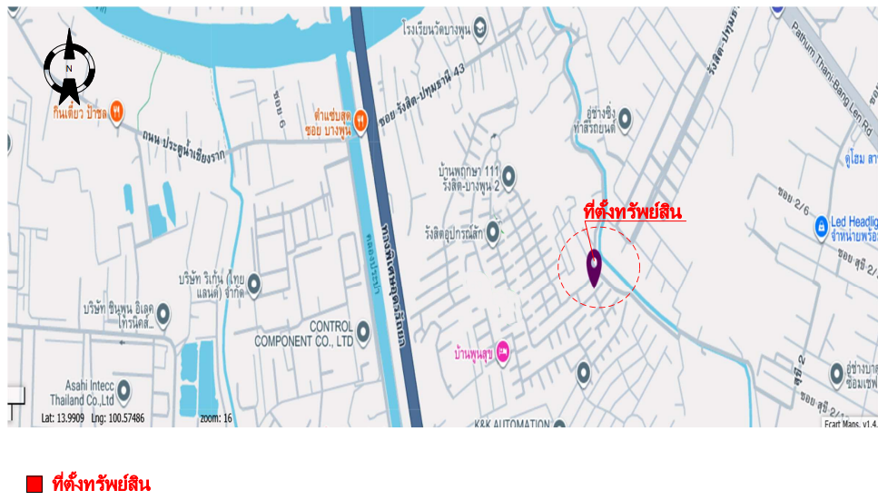 picture TOWN HOUSE 17.8 Sq.w. Muang Pathum Thani Pathumthani for 2.2M - 1/6