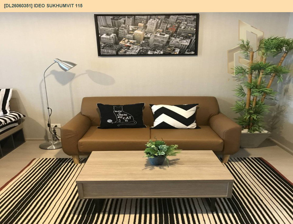 รูป DL26060351 ให้เช่าคอนโด ไอดีโอ สุขุมวิท 115 (IDEO Sukhumvit 115 ) ใกล้ BTS ปู่เจ้า พร้อมเข้าอยู่ โทรด่วน 0614453194 LineID @952jdxxk - รูปที่ 2/10