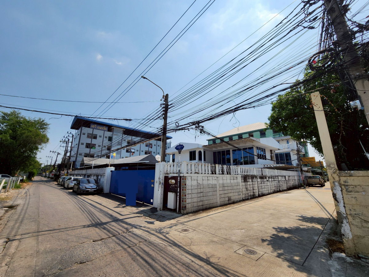 รูป ขายที่ดินพร้อมบ้านออฟฟิศ 378 ตร.วา แปลงมุม ติดรถไฟฟ้าสายสีชมพู สถานี กม.6  - รูปที่ 6/24