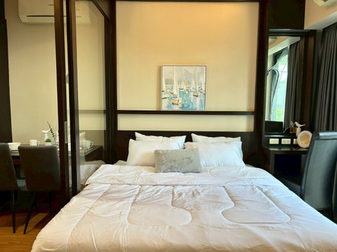 Condo for sale,Himma Garden Condominium, beautiful room, cheap price. Call (0955752068 Khun Chompoo)