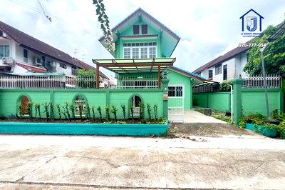 บ้านเดี่ยว ถนนสุขาภิบาล 5 : ขายบ้านเดี่ยว 2 ชั้น เนื้อที่ 61 ตร.วา ซอยรามอินทรา 14 แยก 10 ใกล้รถไฟฟ้าสายสีชมพูสถานีมัยลาภ