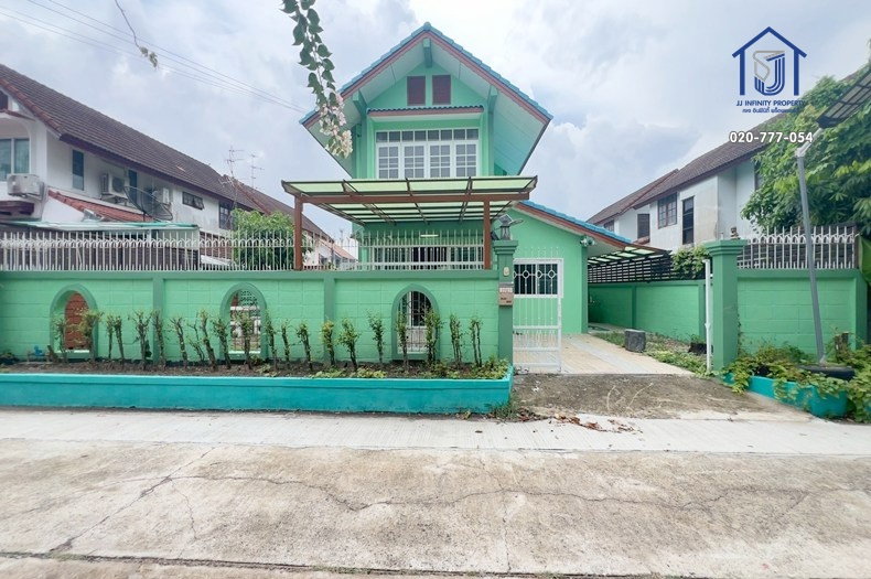 รูป ขายบ้านเดี่ยว 2 ชั้น เนื้อที่ 61 ตร.วา ซอยรามอินทรา 14 แยก 10 ใกล้รถไฟฟ้าสายสีชมพูสถานีมัยลาภ - รูปที่ 1/20