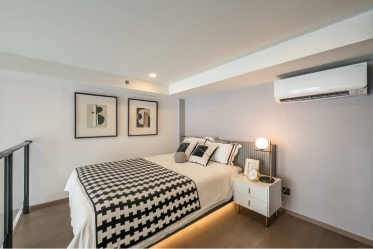picture For rent ✨ Duplex 🔥PARK ORIGIN CHULA - SAMYAN ✨ Line ID @034etfin 📲1 Bedroom 1 Bathroom🔥Ready to move in.  - 1/8