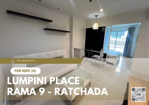 For rent 📍 Lumpini Place Rama 9 - Ratchada 📍 Fully furnished with appliances. Near MRT Rama 9.