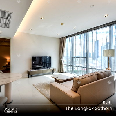 คอนโดให้เช่า : เช่าคอนโด 🌃 The Bangkok Sathorn 1นอน 67ตร.ม. 50k ❤️ ยูนิตสวย พร้อมอยู่ ใกล้ BTS สุรศักดิ์ 