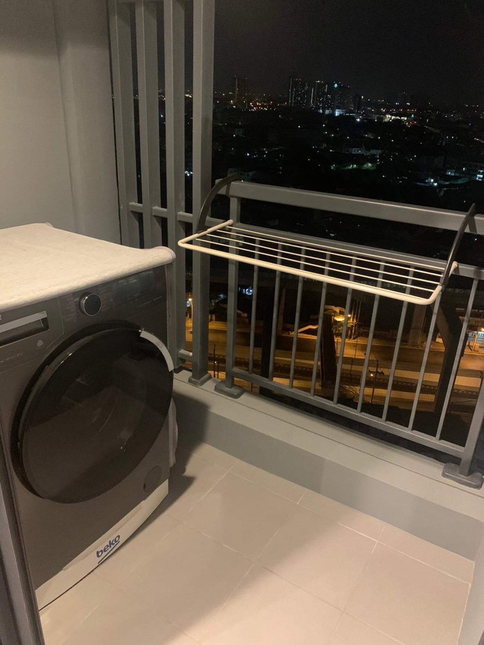 รูป ให้เช่าคอนโด ไอดีโอ ท่าพระอินเตอร์เช้นจ์ ชั้น 18 ห้อง Studio 1 ห้องนอน 1 ห้องน้ำ กั้นห้อง ขนาด 27 ตร.ม. ชั้น 18 - รูปที่ 7/19