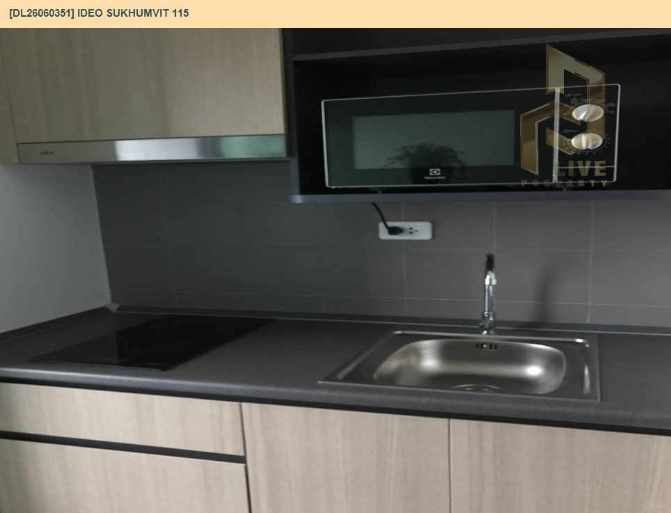 รูป DL26060351 ให้เช่าคอนโด ไอดีโอ สุขุมวิท 115 (IDEO Sukhumvit 115 ) ใกล้ BTS ปู่เจ้า พร้อมเข้าอยู่ โทรด่วน 0614453194 LineID @952jdxxk - รูปที่ 9/10