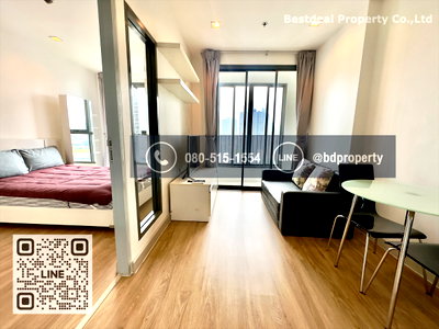 Condos for rent :  BESTDEAL FOR RENT  1 Bedroom  31 sqm. Special Price 15k/Month “IDEO MOBI RAMA 9” Near Phraram Kao 9 MRT Station 80 meters.