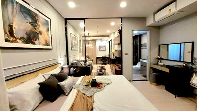 คอนโดให้เช่า : Condo for RENT : One 9 Five   𝐒𝐢𝐳𝐞 : 36 sqm.  1 Bed /1 Bath / City View  𝐅𝐥𝐨𝐨𝐫 :  31st  Building : B  Fully furnished