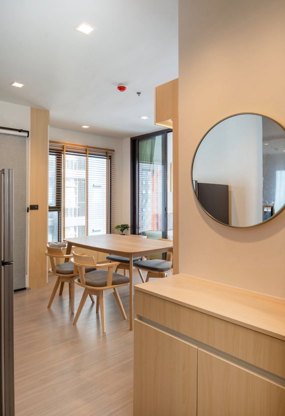 picture Life asoke rama9 ☎️2 bed 1 bath ‼️25k/month ‼️38 floor NOW AVAILABLE 🔆✅ - 17/18
