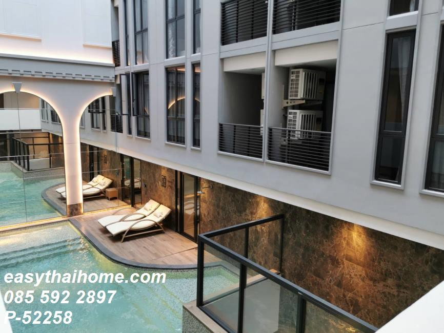 รูป P-52258 — ให้เช่าคอนโด ชั้น 3 Runesu Thonglor 5 ขนาด 1 นอน 1 น้ำ วิวสระว่ายน้ำ ใกล้ BTS ทองหล่อ 085-592-2897 Line: @easythaihome - รูปที่ 6/12