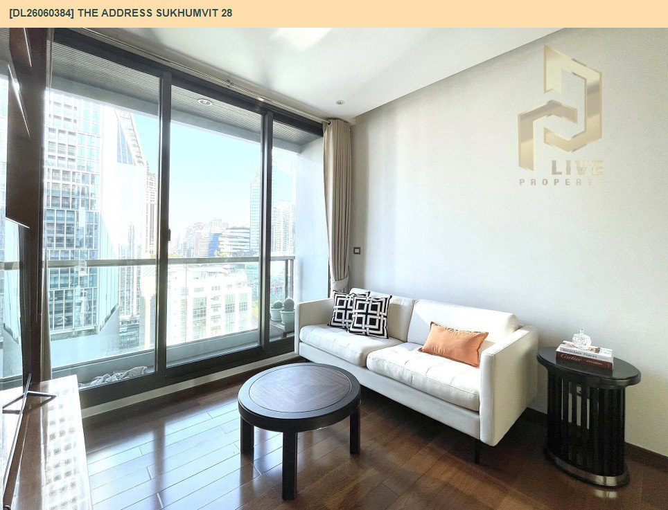 รูป DL26060384 ขายคอนโด ดิ แอดเดรส สุขุมวิท 28 (The Address Sukhumvit 28) ใกล้ BTS พร้อมพงษ์ พร้อมเข้าอยู่ โทรด่วน 0614453194 LineID @952jdxxk - รูปที่ 3/9