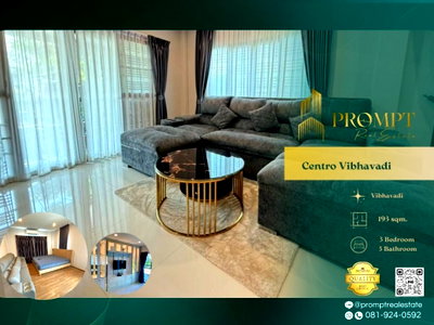 เช่าบ้านเดี่ยว วิทยาลัยพยาบาลทหารอากาศ : CD03802 - Centro Vibhavadi : HarrowInternationalSchool