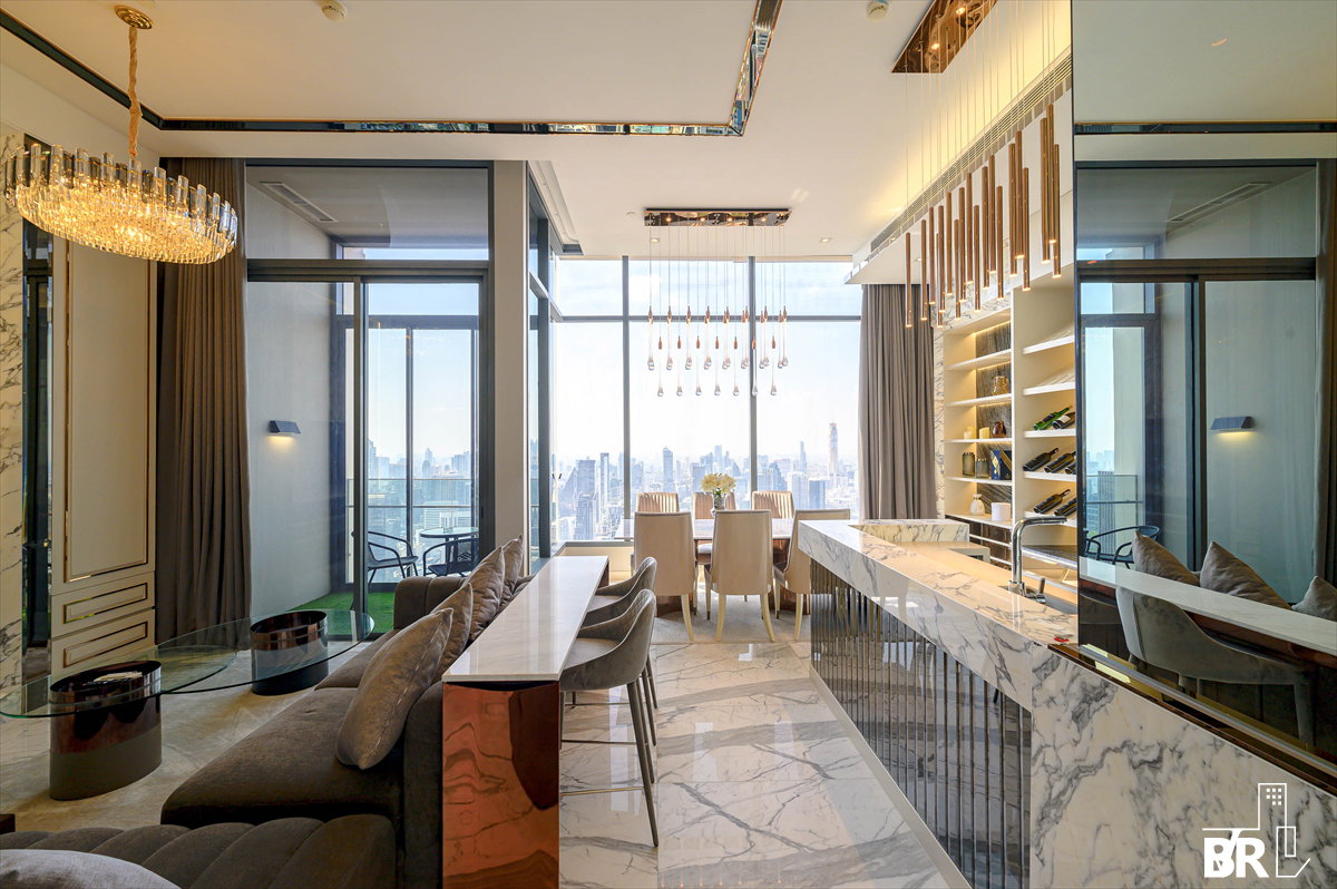 picture Rental Condo ðïļ The Esse Asoke, 2BR 157 sqm, 150K ð Stunning Unit, Panoramic View, near MRT Sukhumvit - 8/11