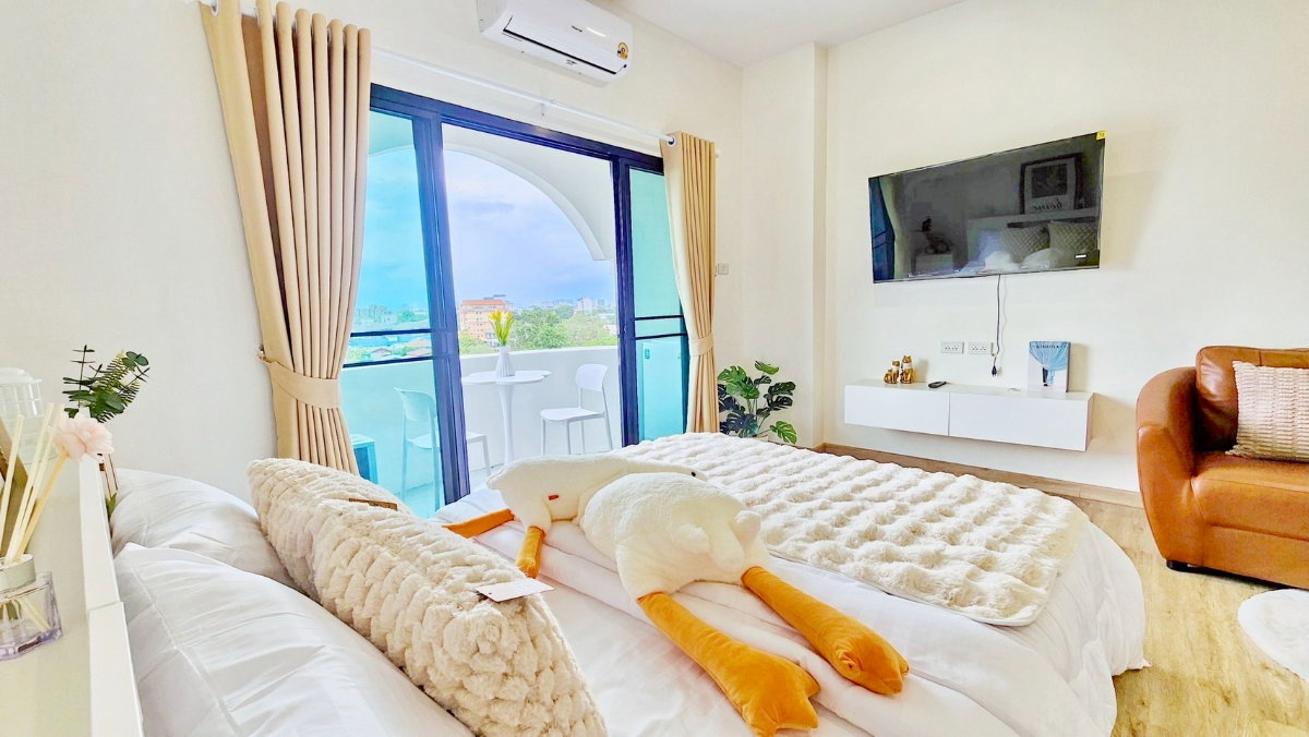 รูป 🔥 ขาย Sereno Airport Condominium ชั้น 7 วิวดอย ตกแต่งใหม่ พร้อมอยู่ ทำเลใกล้สนามบิน - รูปที่ 9/17
