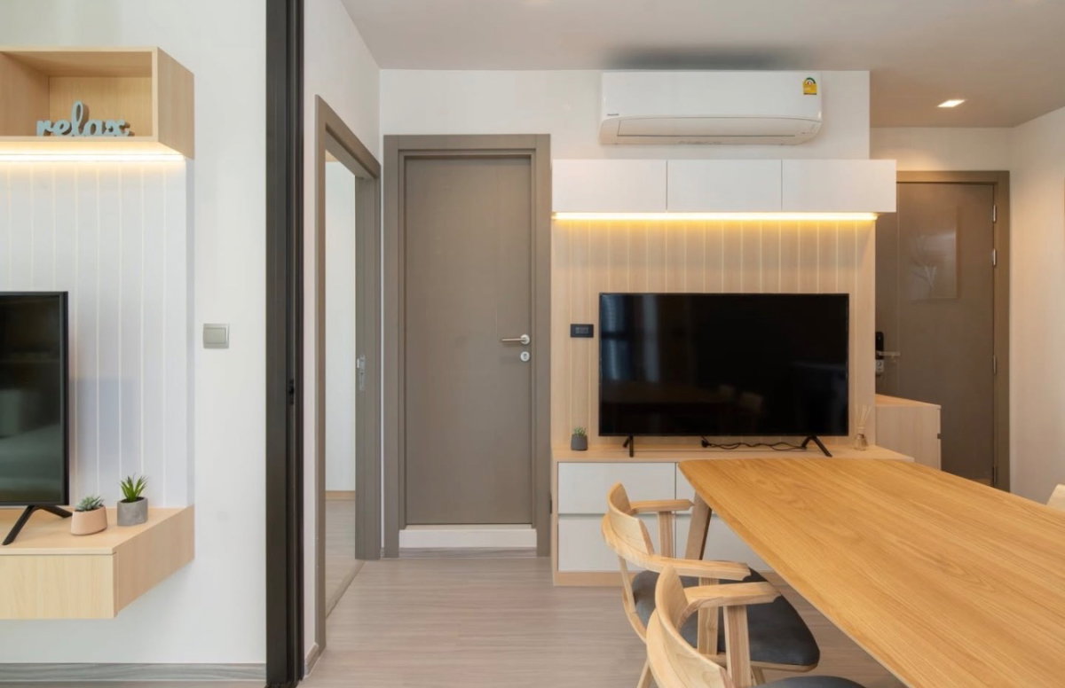 picture Life asoke rama9 ☎️2 bed 1 bath ‼️25k/month ‼️38 floor NOW AVAILABLE 🔆✅ - 3/18