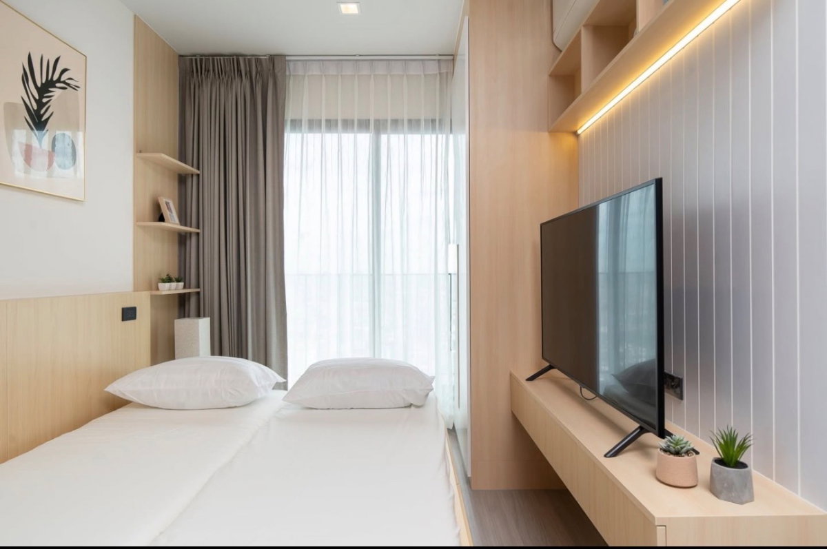picture Life asoke rama9 ☎️2 bed 1 bath ‼️25k/month ‼️38 floor NOW AVAILABLE 🔆✅ - 11/18