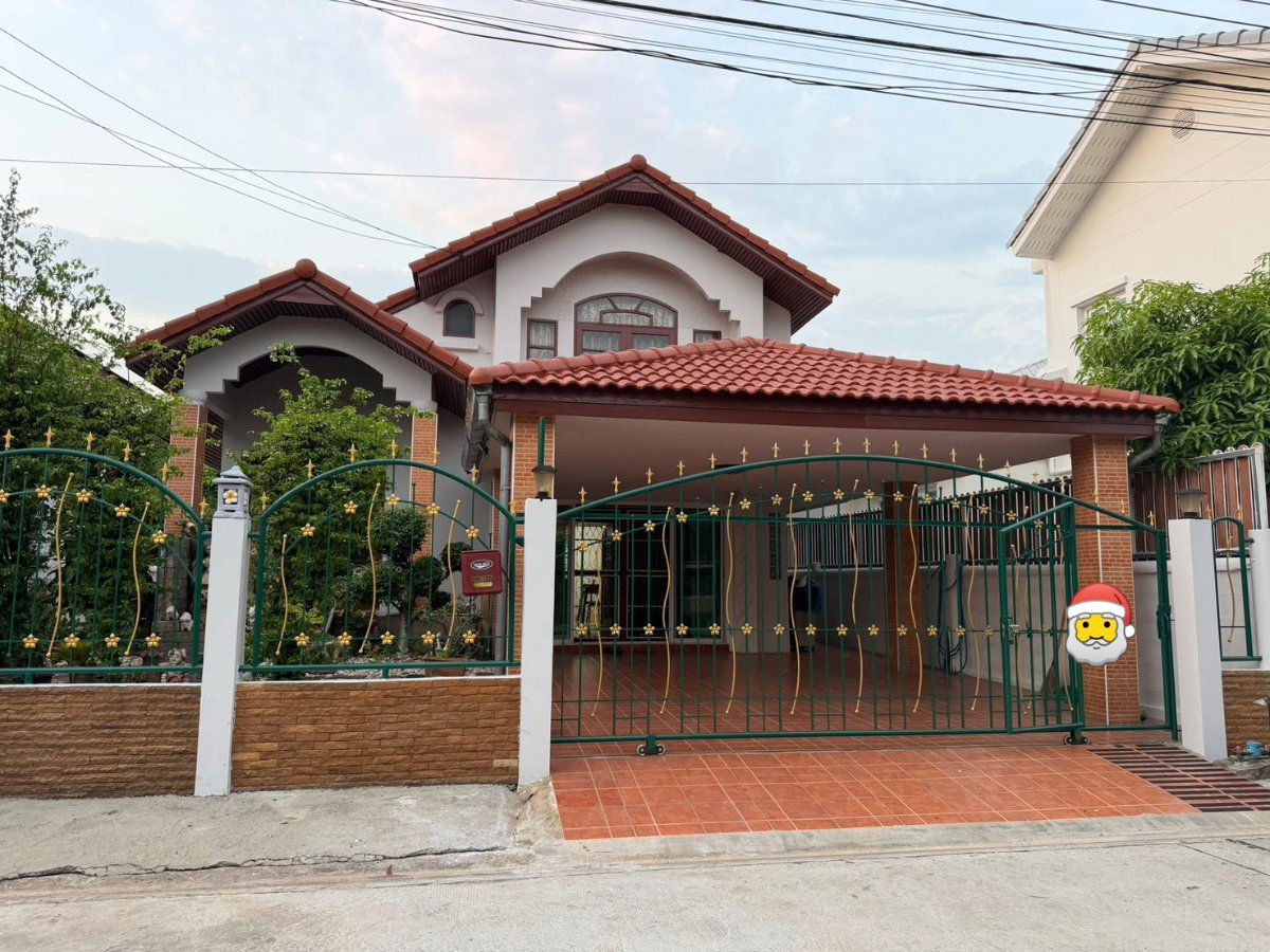 รูป 🏡 ให้เช่าบ้านเดี่ย ว60 ตร.วา หมู่บ้านชวนชื่น รามอินทรา – วัชรพล 3 ห้องนอน 2 ห้องน้ำ บรรยากาศร่มรื่น เงียบสงบ ใกล้ BTS เพียง 1.5 กม. - รูปที่ 1/15