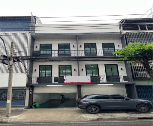 รูป ให้เช่าอาคารสำนักงาน 3 ชั้น 2 คูหา ตีทะลุ ริมถนนสุขสวัสดิ์ แยกบางประแก้ว ใกล้พระราม 2 /Renovate ใหม่ เหมาะเป็นสำนักงาน , คลีนิค , หน้าร้าน จดบริษัทได้ - รูปที่ 1/10