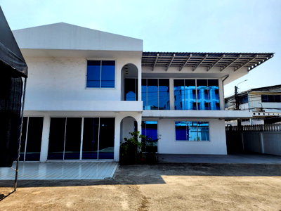 บ้านเดี่ยว แจส กรีน วิลเลจ คู้บอน : ขายที่ดินพร้อมบ้านออฟฟิศ 378 ตร.วา แปลงมุม ติดรถไฟฟ้าสายสีชมพู สถานี กม.6 