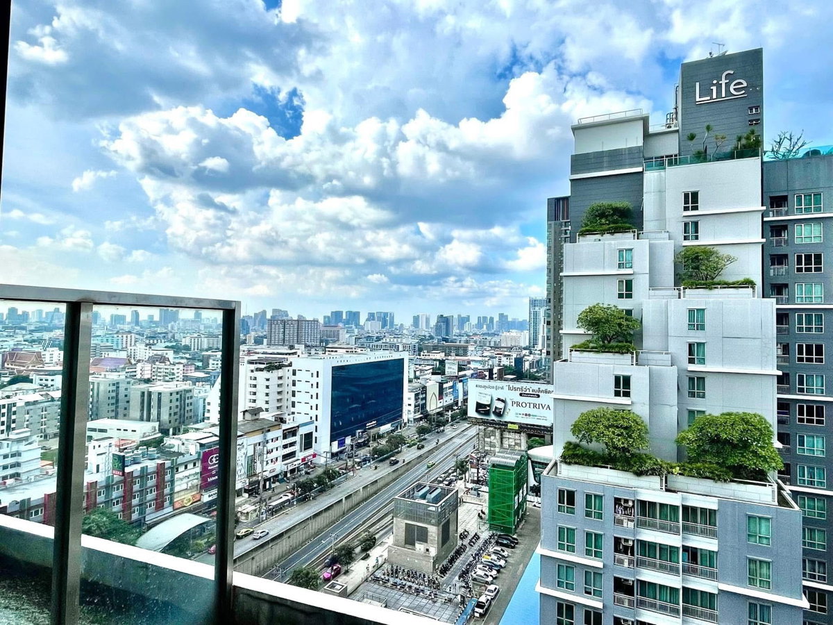 picture Ready to move in " 𝐈𝐃𝐄𝐎 𝐑𝐚𝐭𝐜𝐡𝐚𝐝𝐚-𝐇𝐮𝐚𝐢𝐤𝐡𝐰𝐚𝐧𝐠 " 1 Bedroom 35 Sq.m. Near MRT-Huaikhwang  - 11/11