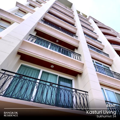 คอนโดให้เช่า : เช่าคอนโด 💎 Kasturi Living Sukhumvit 34 ห้อง2นอน 90ตร.ม. 60k ⭐ แรร์ที่สุด ห้องสวยว่างน้อย! ใกล้ BTS ทองหล่อ 