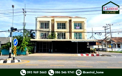 อาคารพาณิชย์ วิทยาลัยเทคนิคเพชรบุรี : อาคารพาณิชย์ 3 ชั้น หมู่บ้าน ณัฏฐรียา เขาบันไดอิฐ เพชรบุรี