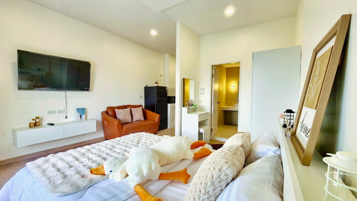 รูป 🔥 ขาย Sereno Airport Condominium ชั้น 7 วิวดอย ตกแต่งใหม่ พร้อมอยู่ ทำเลใกล้สนามบิน - รูปที่ 3/17