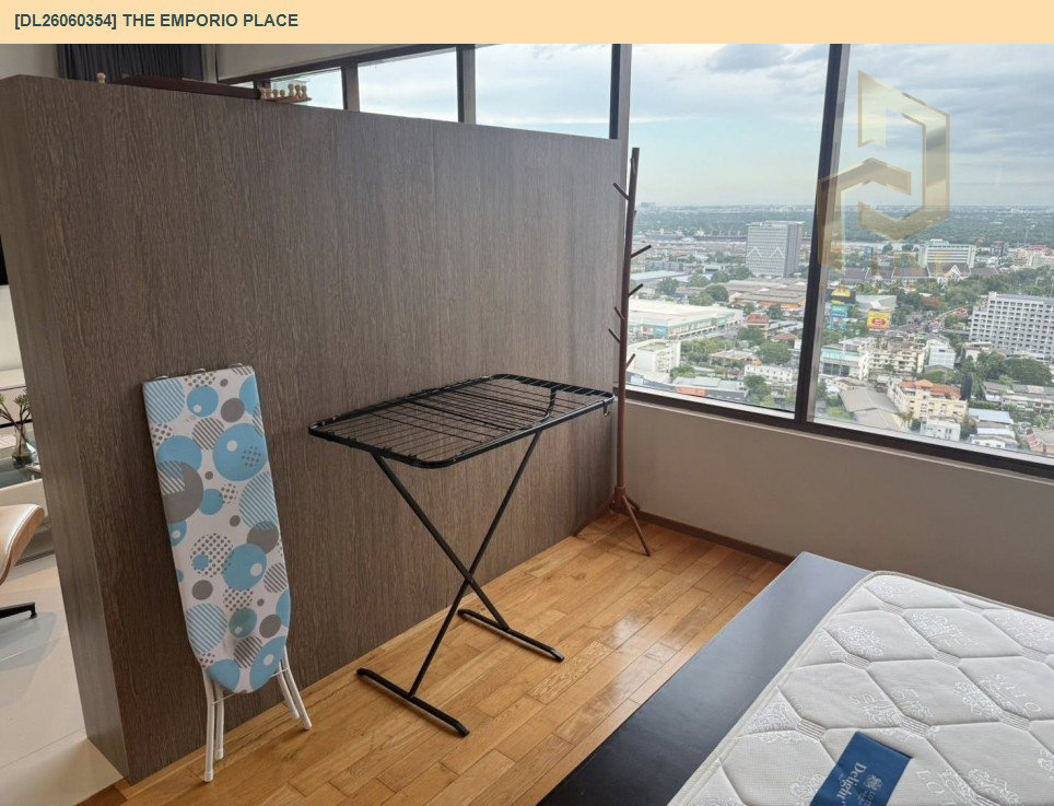 รูป DL26060354 ให้เช่าคอนโด ดิ เอ็มโพริโอ เพลส (The Emporio Place) ใกล้ BTS พร้อมพงษ์ พร้อมเข้าอยู่ โทรด่วน 0638692663 LineID @952jdxxk - รูปที่ 4/9