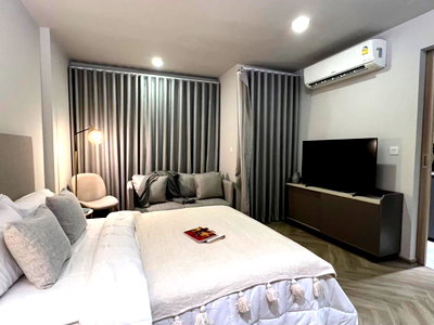 คอนโดให้เช่า : (TT243)ปล่อยเช่าคอนโด Chapter Thonglor 25 (แชปเตอร์ ทองหล่อ 25) ชั้น6 ขนาด 29 ตร.ม 1นอน 1ห้องน้ำ Shuttle Van รับ-ส่ง BTS Thonglor และ EmQuartier