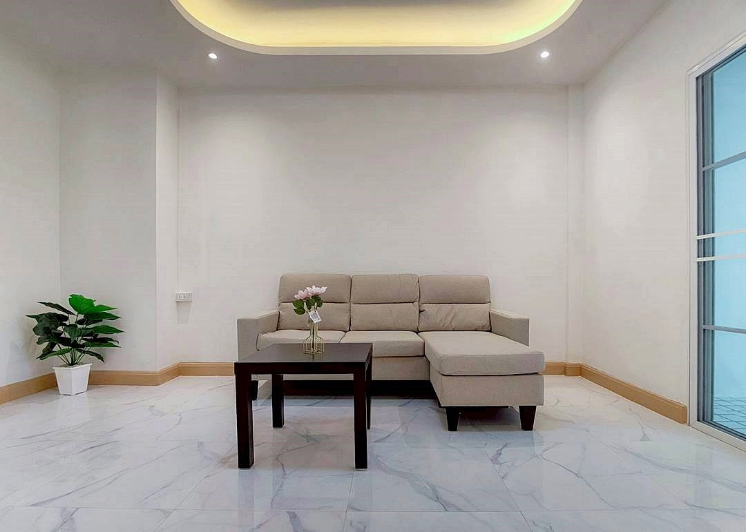 รูป บ้านสวย หลังริม มีเทอเรซหน้าบ้าน #หมู่บ้านร่มเงาไม้ บางบัวทอง ถนนวัดลาดปลาดุก - รูปที่ 7/25