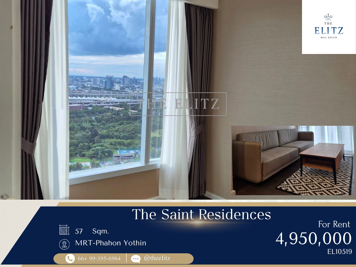 รูป ✨ Rare Unit with Breathtaking Chatuchak Park View | The Saint Residences ✨ - รูปที่ 1/21