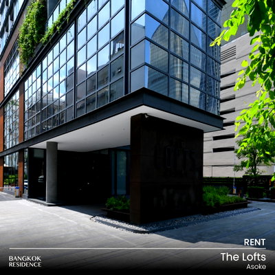 คอนโดให้เช่า : เช่าคอนโด ⭐ The Lofts Asoke 2นอน 86ตร.ม. 70k 💥 ยูนิตสวย ราคาดี ใกล้ MRT เพชรบุรี 