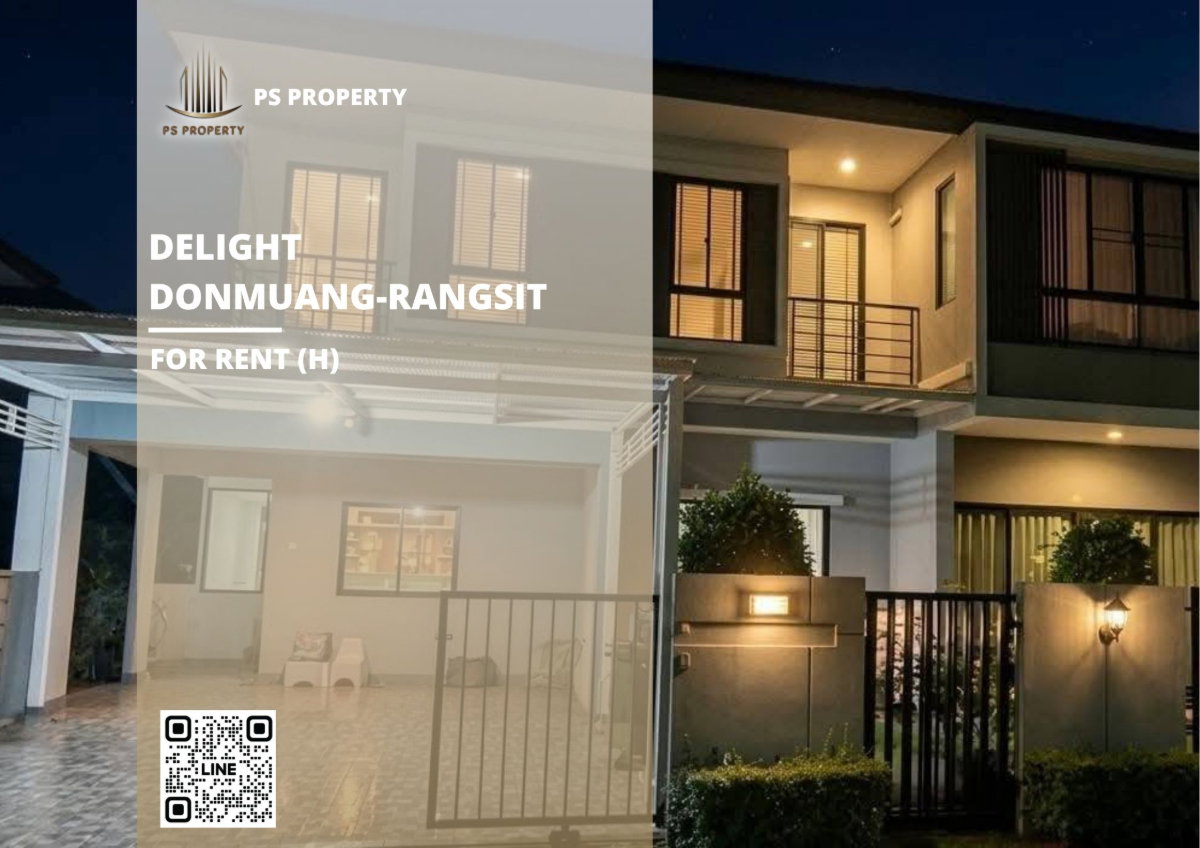 รูป บ้านเดี่ยวให้เช่า 🔥 Delight Donmuang-Rangsit 🔥 3 ห้องนอน 3 ห้องน้ำ บ้านสวย ตกแต่งครบ บิ้วอินทั้งหลัง - รูปที่ 1/11