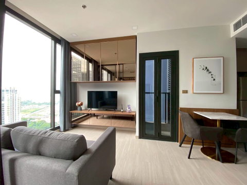 Condo for RENT : One 9 Five 𝐒𝐢𝐳𝐞 : 30 sqm. 𝐓𝐲𝐩𝐞 : 1 Bed /1 Bath / City View 𝐅𝐥𝐨𝐨𝐫 : 34th Building : B