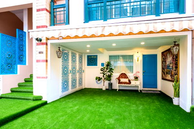 เช่าทาวน์โฮม คริสตัล ดีไซน์ เซ็นเตอร์ : 🏡✨ ให้เช่าทาวน์โฮมหรู 4 ชั้น ตกแต่งใหม่ทั้งหลัง 📍 The Charlotte @ Sabai Space | หลัง Central EastVille