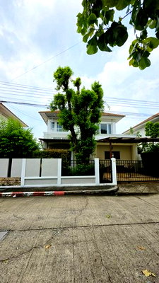 บ้านเดี่ยวให้เช่า : HR3492ให้เช่าบ้านเดี่ยว Perfect Place อ่อนนุช - สุวรรณภูมิ 55 ตร.ว. หลังใหญ่ติดโรบินสัน ลาดกระบัง เฟอร์ครบพร้อมอยู่