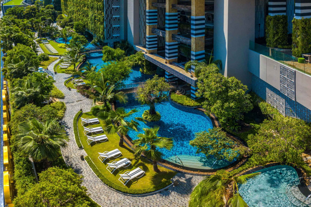 รูป ขายคอนโดหรูพัทยา 2 ห้องนอน วิวทะเล The Riviera Jomtien ชื่อไทย ขายพร้อมผู้เช่า - รูปที่ 23/24