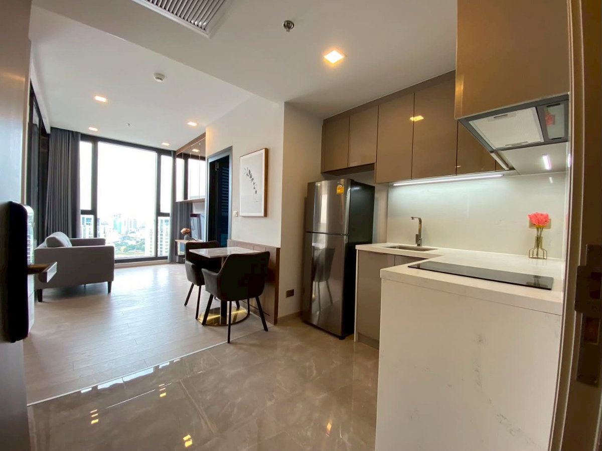 รูป Condo for RENT : One 9 Five 𝐒𝐢𝐳𝐞 : 30 sqm. 𝐓𝐲𝐩𝐞 : 1 Bed /1 Bath / City View 𝐅𝐥𝐨𝐨𝐫 : 34th Building : B - รูปที่ 4/5