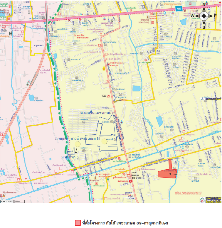 Townhouses for sale : TOWN HOUSE 17.9 Sq.w. Nong Khaem Bangkok for 3.1M