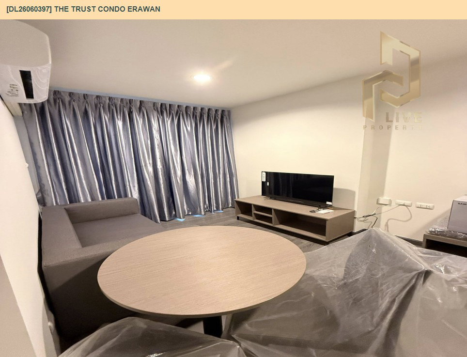 รูป DL26060397 ให้เช่าคอนโด เดอะ ทรัสต์ คอนโด เอราวัณ (The Trust Condo Erawan) ใกล้ BTS ช้างเอราวัณ พร้อมเข้าอยู่ โทรด่วน 0653619502 LineID @952jdxxk - รูปที่ 4/9