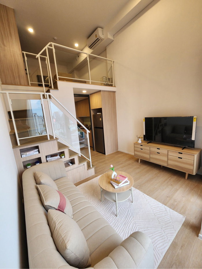 รูป 🌈ให้เช่าห้องใหม่ แกะกล่อง 🌈 Landmark@Mrta Station Rama9  Duplex 1 bed 🎀 25,500/month  - รูปที่ 2/18